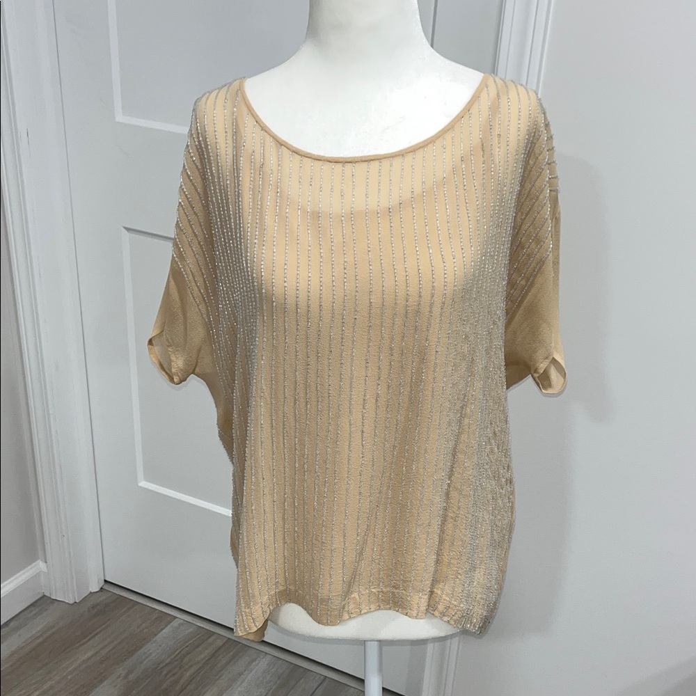 Club Monaco sequin blouse
